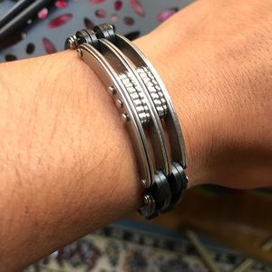 Modern men’s bracelet.